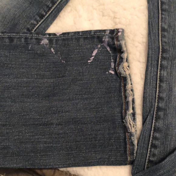 Lucky Brand jeans, low rise, boot cut, size 2 / 26, made in America - Picture 6 of 10